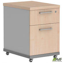 Тумба мобільна SIG407 (425х500х630мм) Сірий/Клен Танзау AMF
