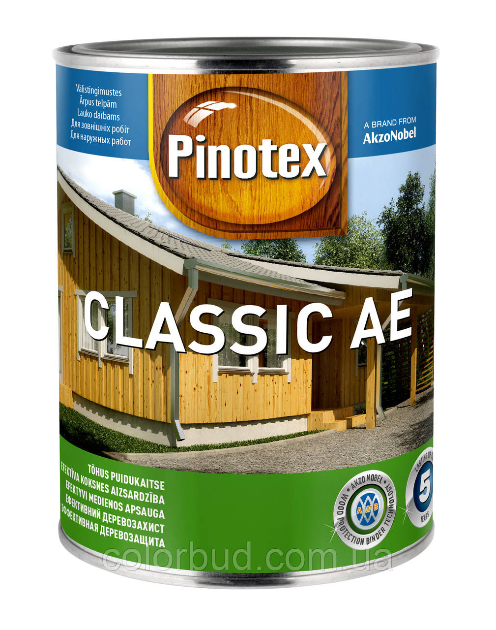 Просочення для захисту дерева лазур Пінотекс Класик Pinotex Classic Lasur 1 л