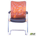 Крісло Аеро CF хром Сітка чорна Zeus 045 Orange AMF, фото 4