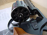 Револьвер під патрон Флобера Альфа 461 з дерев'яними ручками, фото 4