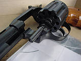 Револьвер під патрон Флобера Альфа 461 з дерев'яними ручками, фото 5