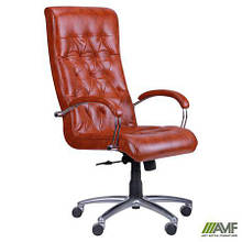 Крісло Брістоль HB Хром Механізм Anyfix Мадрас коньяк AMF
