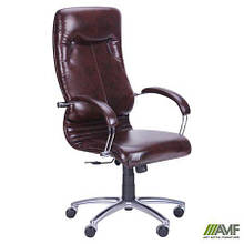 Крісло Ніка HB хром Механізм ANYFIX Мадрас дарк Браун AMF