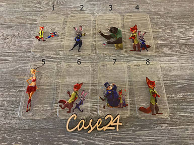 Ультратонкий чохол для iPhone 4 / 4S Зоотрополіс (8 кольорів)