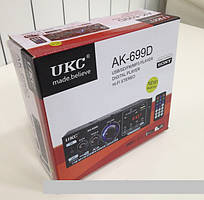 Підсилювач звуку UKC AK-699D + FM, USB (звуковий підсилювач УКС)