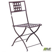 Стілець для саду Ренн металевий коричневий AMF