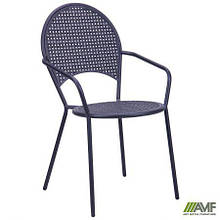 Стілець для саду Анже металевий темно-сірий AMF