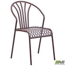 Стілець для саду Артуа металевий коричневий AMF