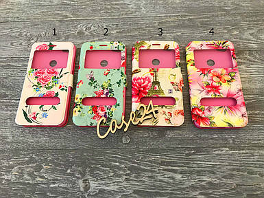 Чехол книжка Flowers book для Xiaomi Redmi Note 5A (4 вида)