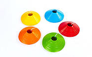 Фішки спортивні плоскі (футбольні) діаметр 20 см різного кольору, фото 3