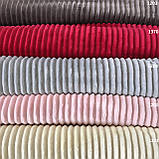 Плюш мінки stripes вишневий у смужку, ширина 83 см, (310 г/м), фото 6