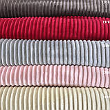 Плюш мінки stripes вишневий у смужку, ширина 83 см, (310 г/м), фото 7
