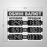 Світлодіодне табло для банків 640х570 мм, фото 2