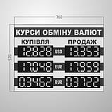 Банківське світлодіодне табло 760х570 мм, фото 2