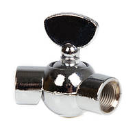 Шарнір похилий із затискачем (Chrome)