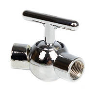 Шарнір похилий із затискачем (T - Chrome)