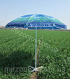 Парасолька торгова пляжна 2,5 мм 10 спиць забарвлення пальми, фото 2