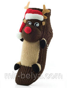 Жіночі шкарпетки - тапочки іграшка, фото 1