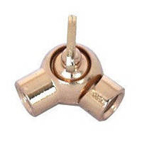 Шарнір похилий із затискачем (Copper polished)