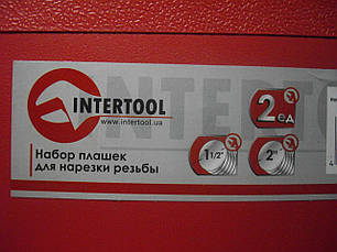 Набір плашок 1 1/2"; 2" Intertool SD-8002, фото 4