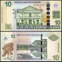 Суринам / Suriname 10 dollars 2010 Pick 163 UNC