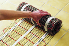 Fenix Електрична тепла підлога (Мат1210 Вт/7.55 кв. Нагрівальний мат LDTS 160 Вт/м.кв під плитку, фото 3