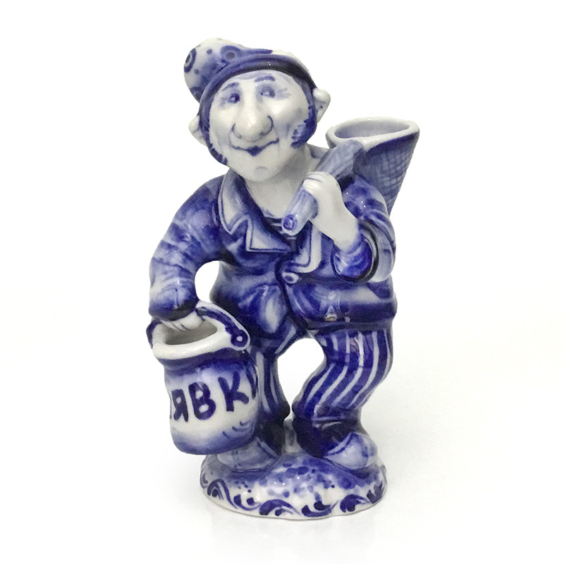 Статуетка з кераміки Гжель Дуремар, фото 1