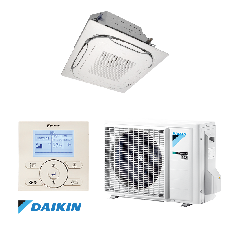 Кассетный инверторный кондиционер Daikin FCAG60/RXS60 R410 (высокоэффективный)