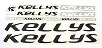 Наклейка Kellys на раму велосипеда, черный (NAK025)