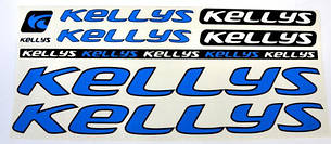Наклейка Kellys на раму велосипеда, синій (NAK031)