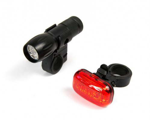 Комплект фар JY-829 + JY-289T 9 + 3Led алюміній (OBK8292)