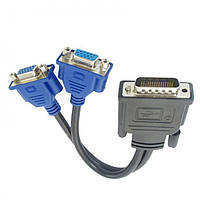 VGA _ 2 VGA 15 Pin Splitter Кабель-Адаптер QJY99