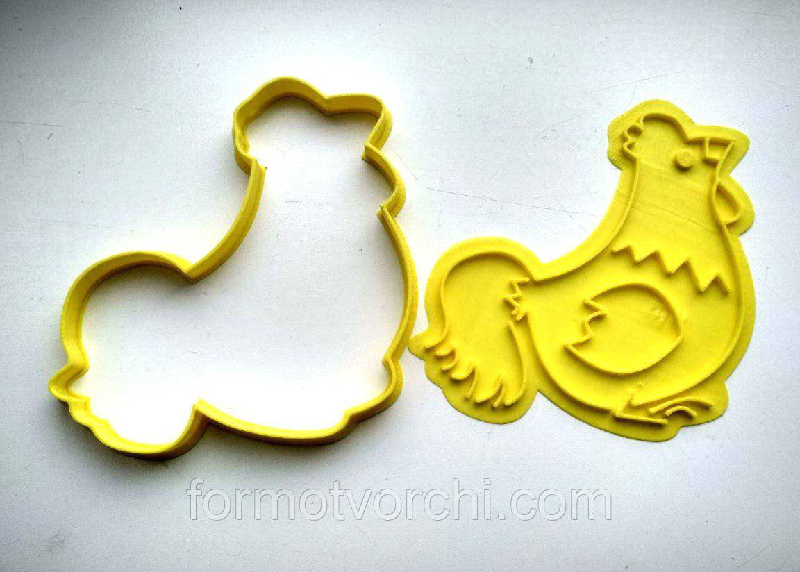 3D формочки-вирубки для пряників "Курка 1"