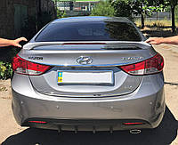 Спойлер на багажник Hyundai Elantra MD 2010-2015 со стоп сигналом ABS пластик