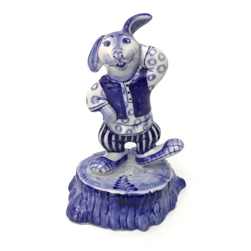 Статуетка з кераміки Гжель Камаринська, фото 1