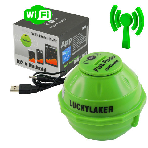 Fish finder Lucky ff-916 luckylaker - wi-fi ехолот бездротовий рыбопоисковый для зимової та літньої риболовлі