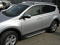 Пороги боковые "Saphire" для Toyota Rav-4 2013