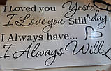 Набір наклейок " I love you ", фото 2