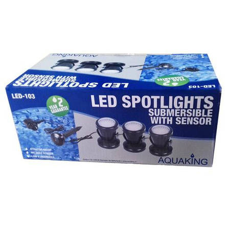 AquaKing LED-103 підсвітка, світильник для ставка, фонтана, водоспаду, водойми, фото 2