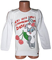 Туніка "Заєць з вишенькою"двостороння(від 3 до 6 років)