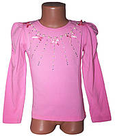 Батник для дівчинки "Бантики+намистинки" (від 5 до 8 років)