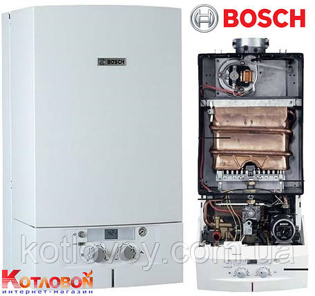 Настінний газовий димохідний котел BOSCH GAZ 3000 , фото 1
