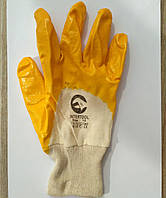 Перчатки нитриловые желтые 10 размер