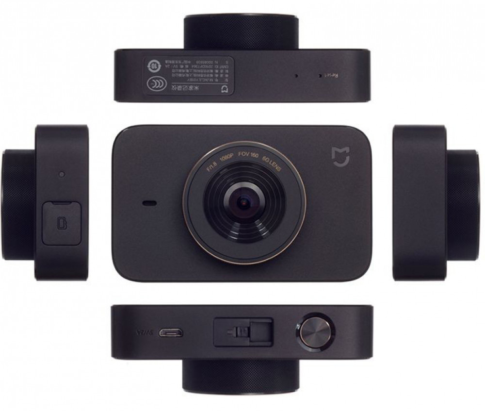 Видеорегистратор Xiaomi Mijia Car Dash Camera Black Smart Dash Cam WiFi - фото 2 - id-p729805033