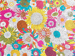 Відріз тканини в соняшнику 50х48 см.