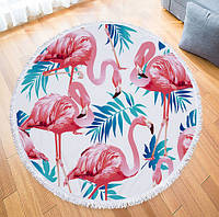 Коврик для пляжа Четыре Фламинго,150 см