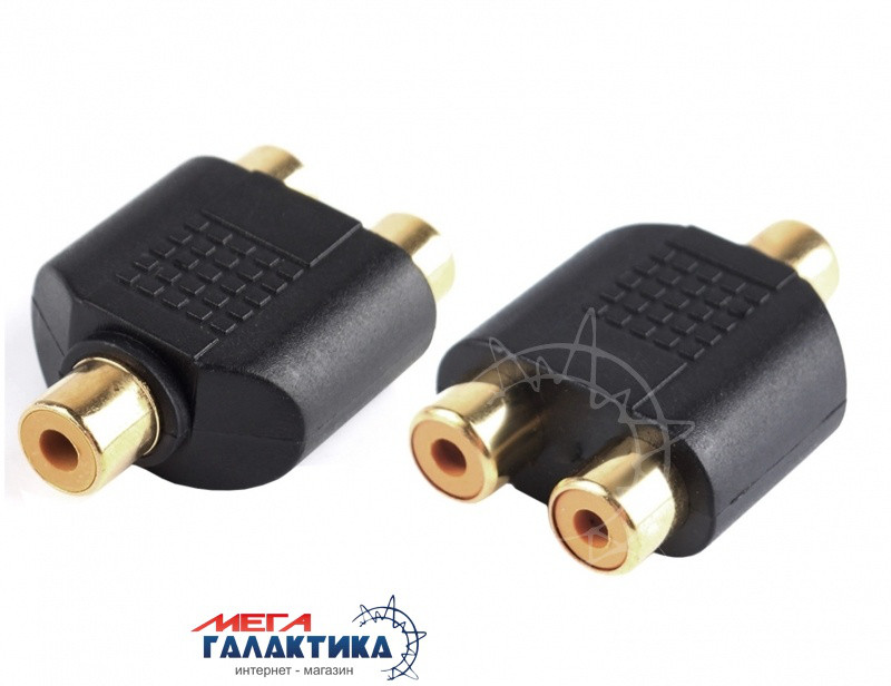 Купить Переходник Megag RCA F (мама) - 2 x RCA F (мама) (2 пин ...