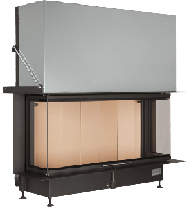 Камінна топка Brunner Panorama-Kamin 51/25/101/25 з гільйотиною