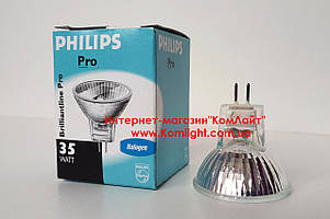 Лампа галогенна PHILIPS Brilliant 35W 12V 35 mm 30D MR11 GU4 (Польща)