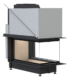 Камінна топка Brunner Panorama-Kamin 51/88/50/88 з гільйотиною